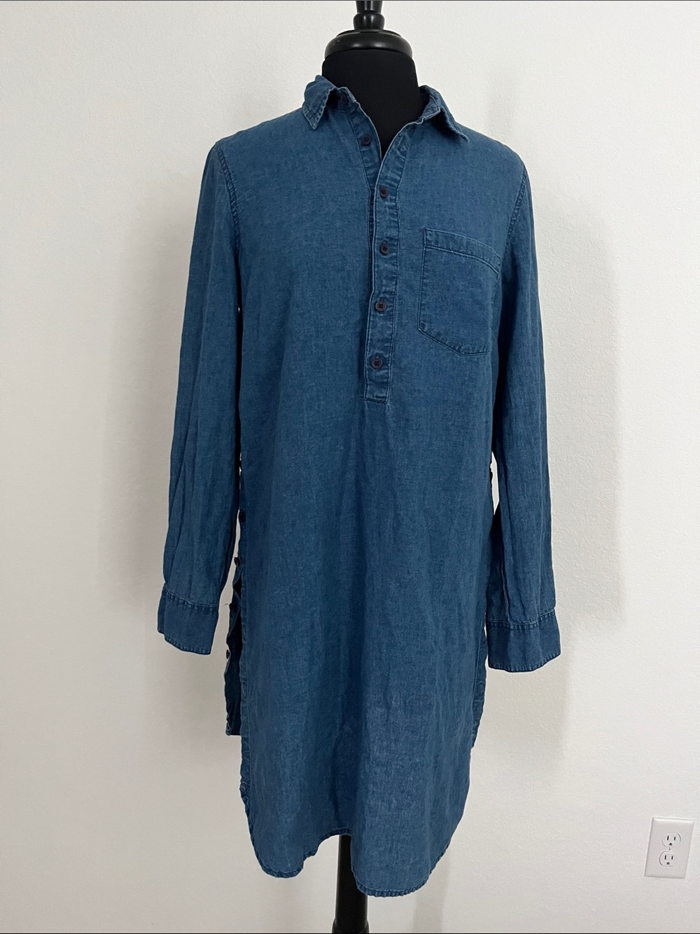 J.crew Blue Denim dress